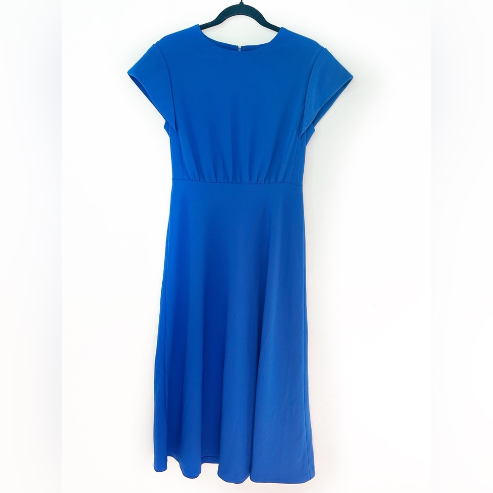 Calvin Klein Royal Blue Cap Short Sleeve Dress size 4